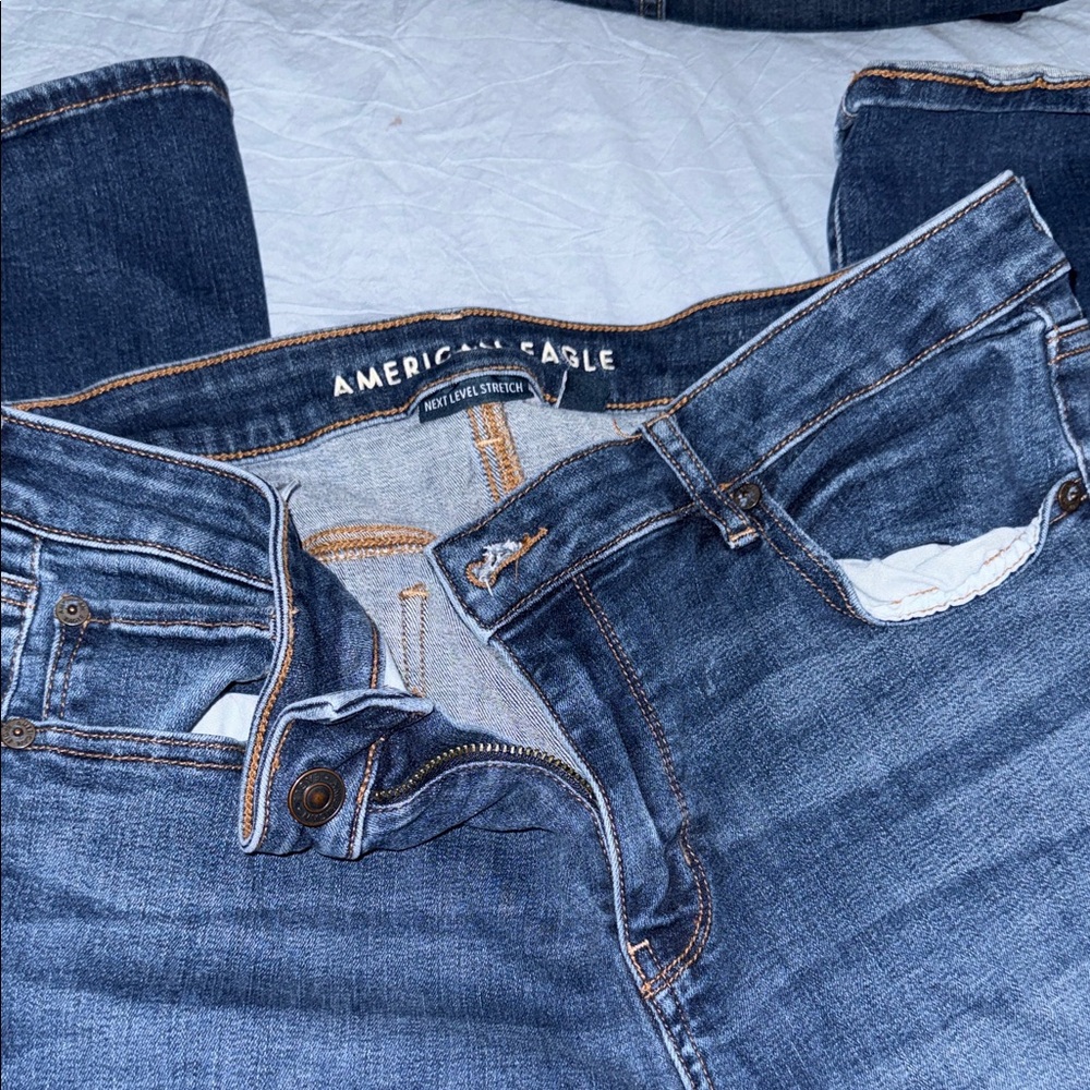 American Eagle Flare Blue Jeans